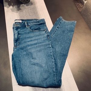 Loft cropped skinny jeans